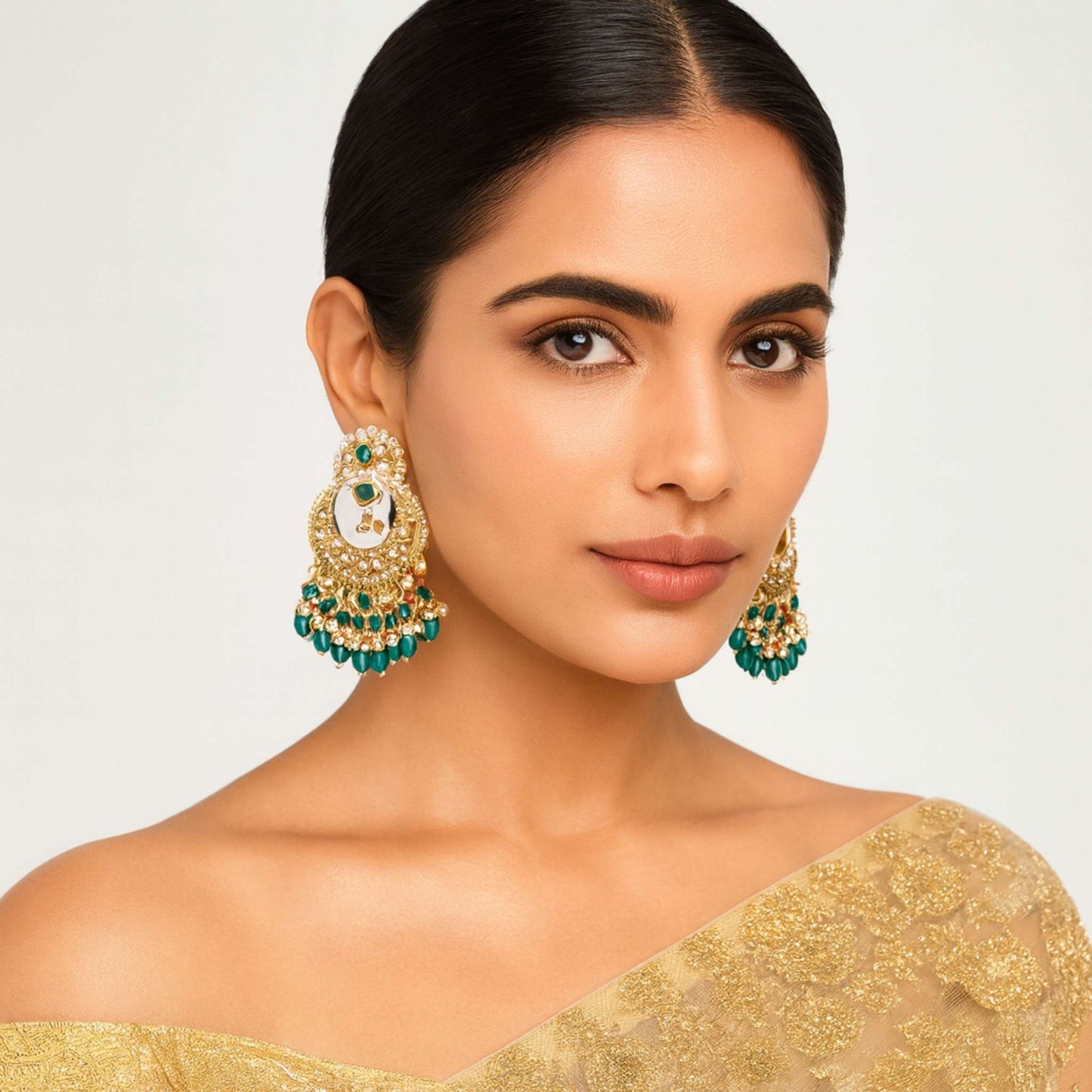 Selina Chandbali Teal