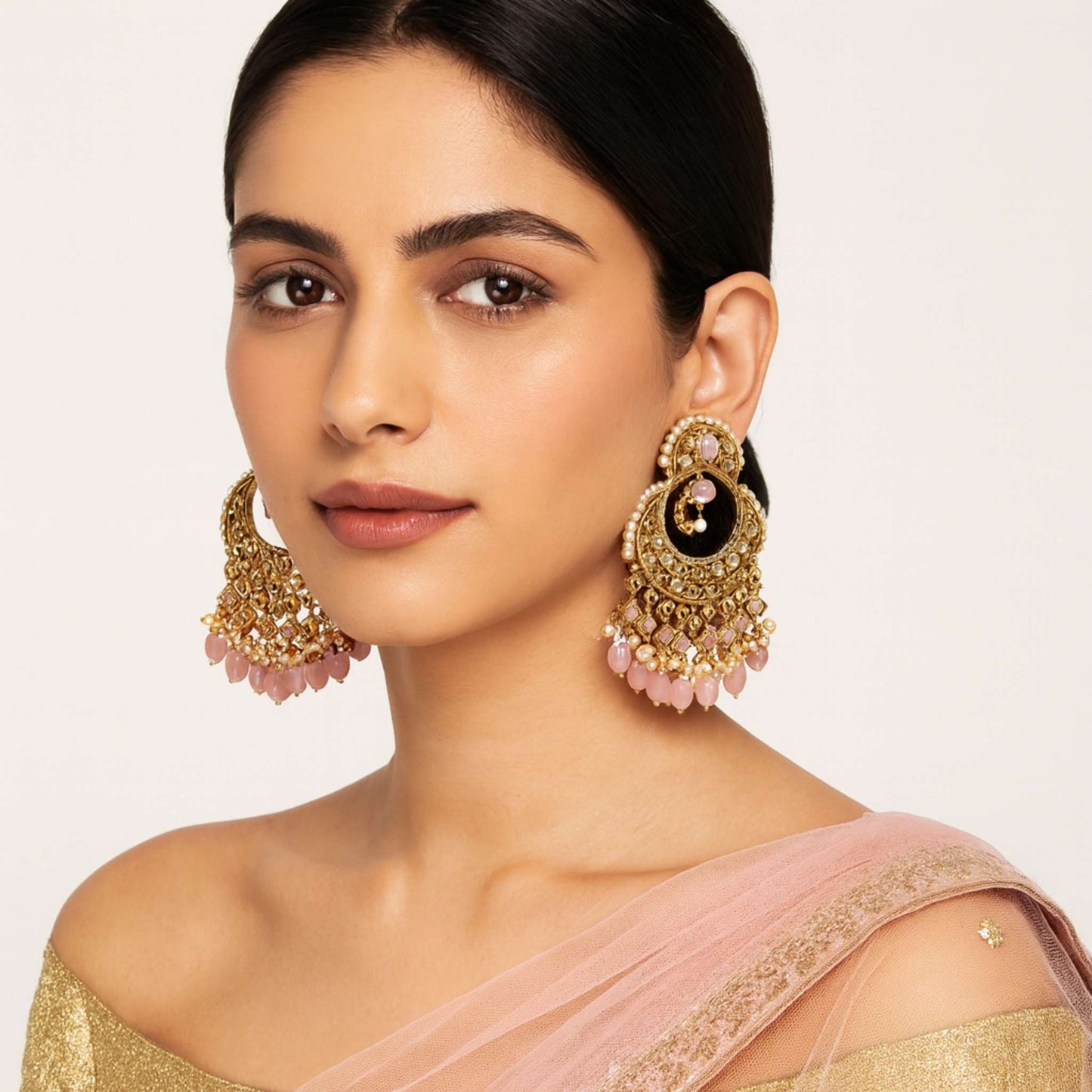 Selina Chandbali Pink