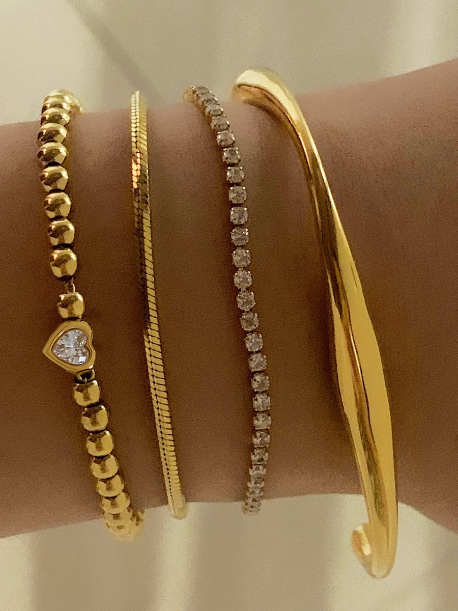 Siena Tennis Bracelet & CZ Studs