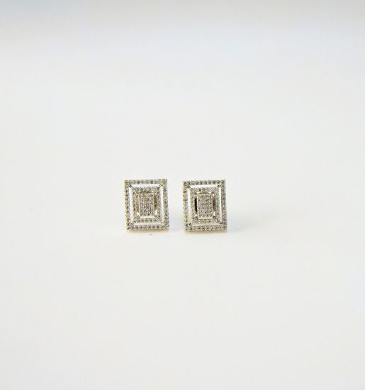 Cubic Zirconia Stud Earrings, American diamond Stud Earrings | Andaazs