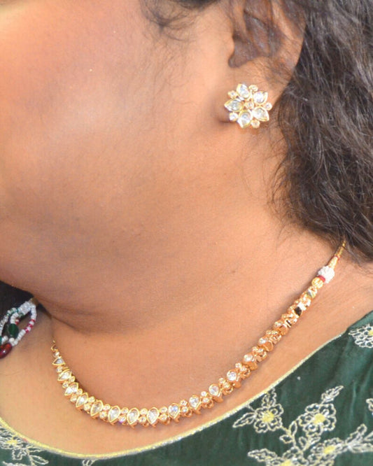 Taran Kundan Necklace Set