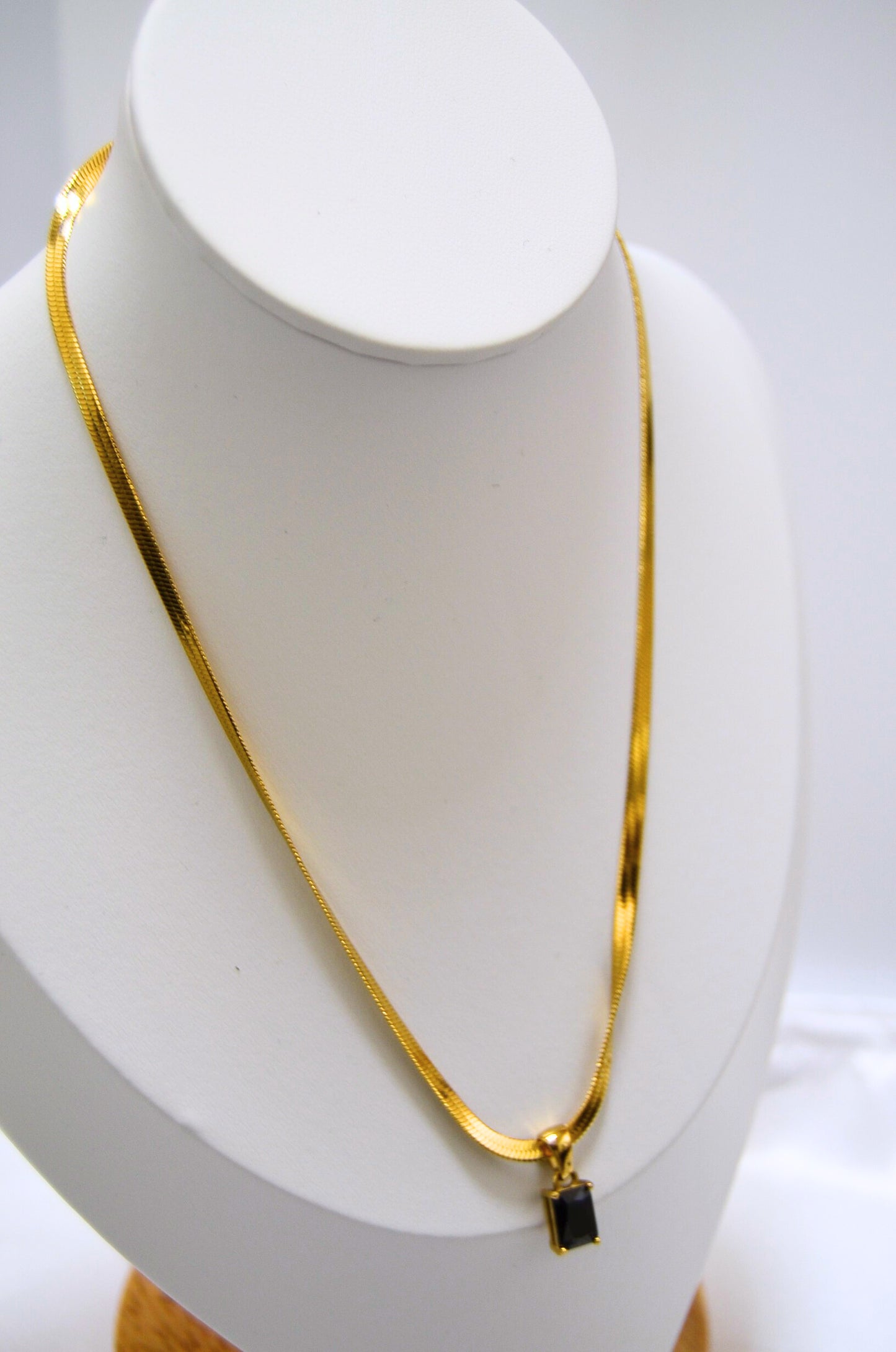 Elegance Long Chain Pendant Necklace