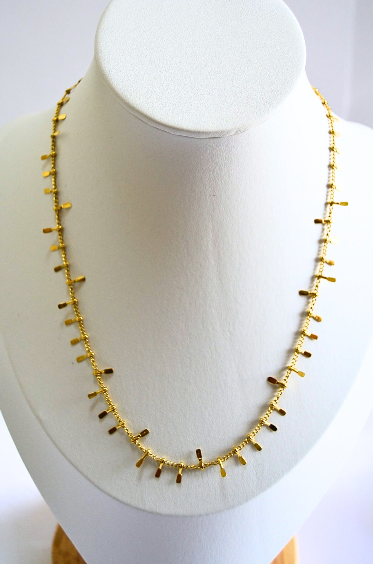 Starlight Gold Geometric Necklace