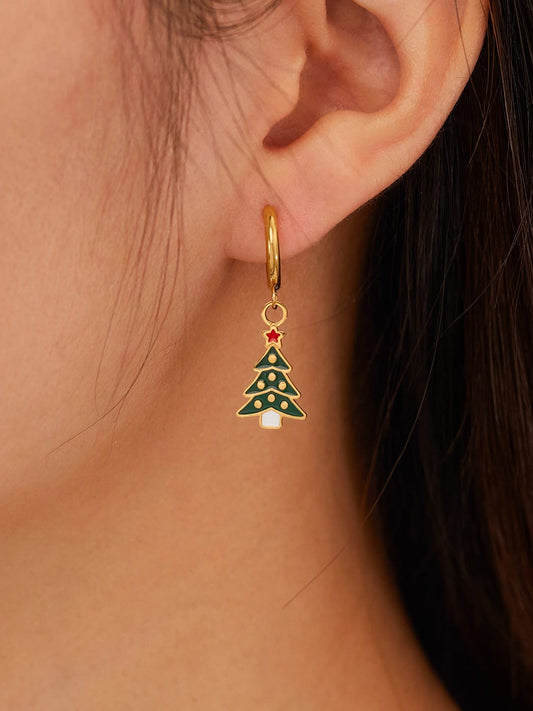 Christmas tree Earrings