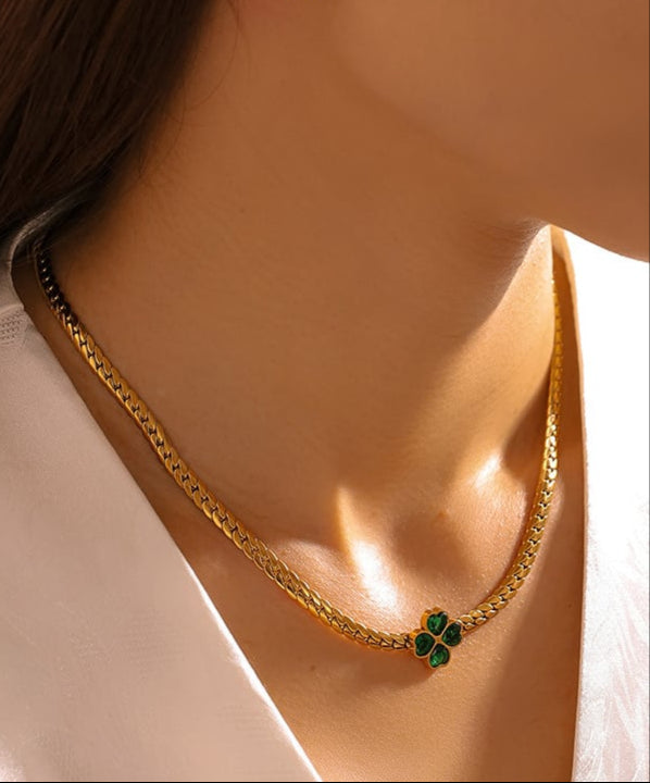 gold plated choker necklace