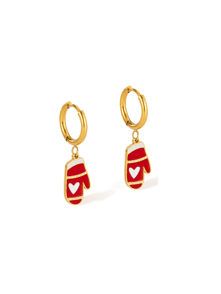 Christmas Gloves Earrings