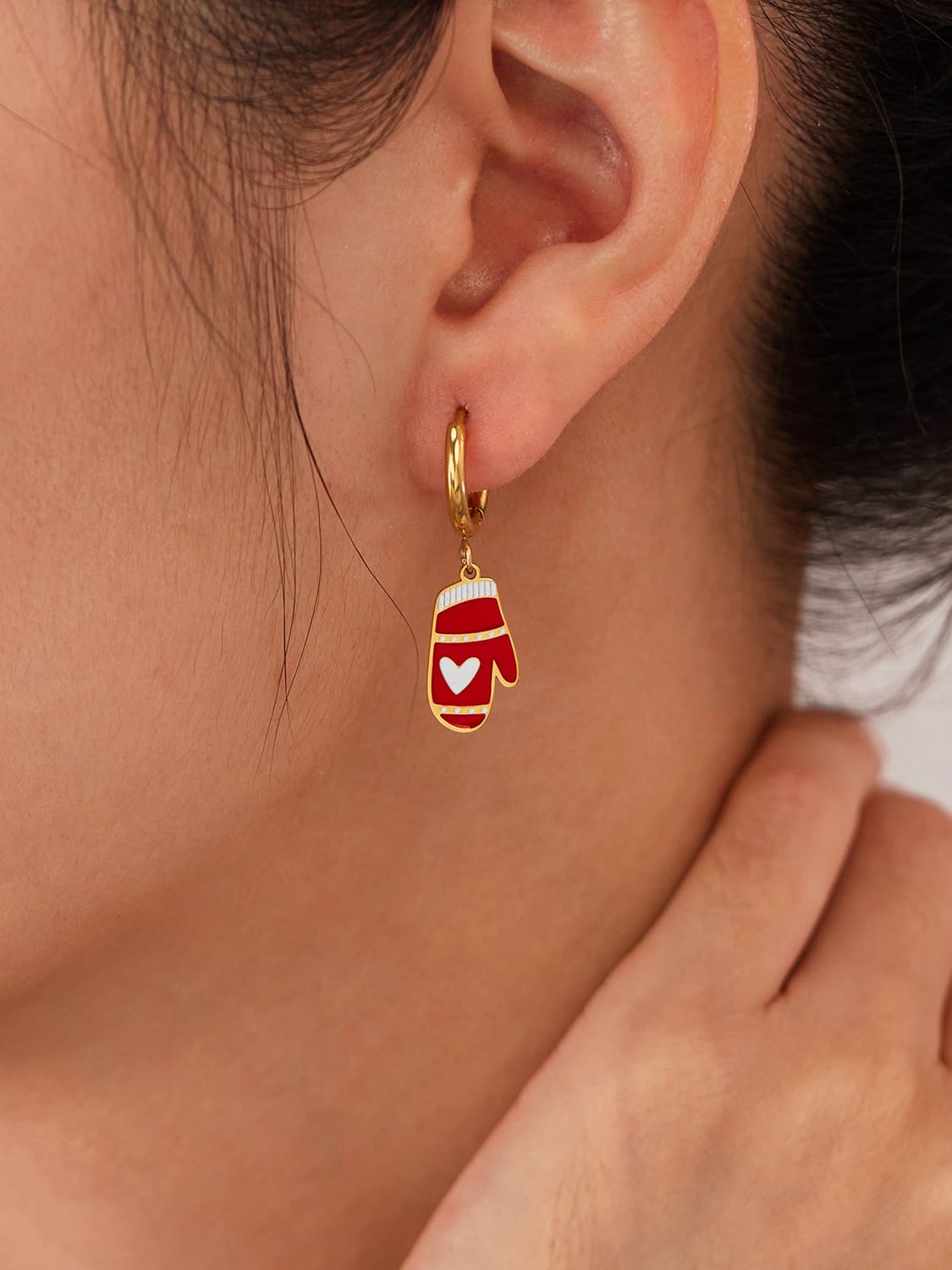 Christmas Gloves Earrings